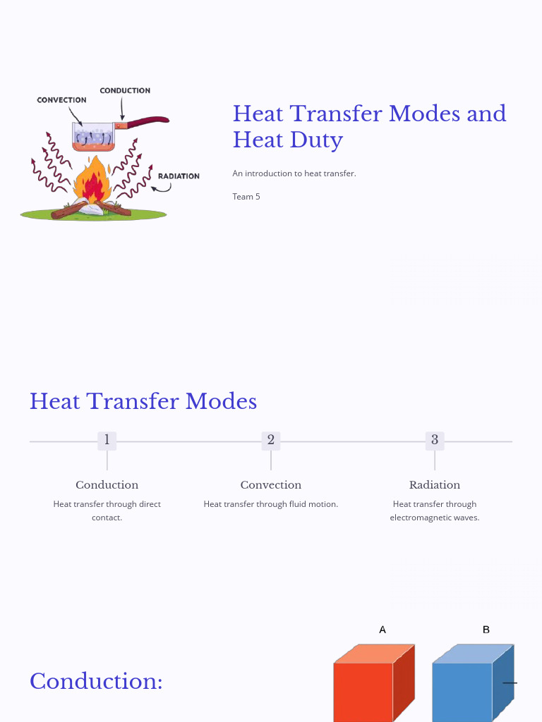 Heat Transfer Modes and Heat Duty | PDF | Heat Transfer | Thermal ...