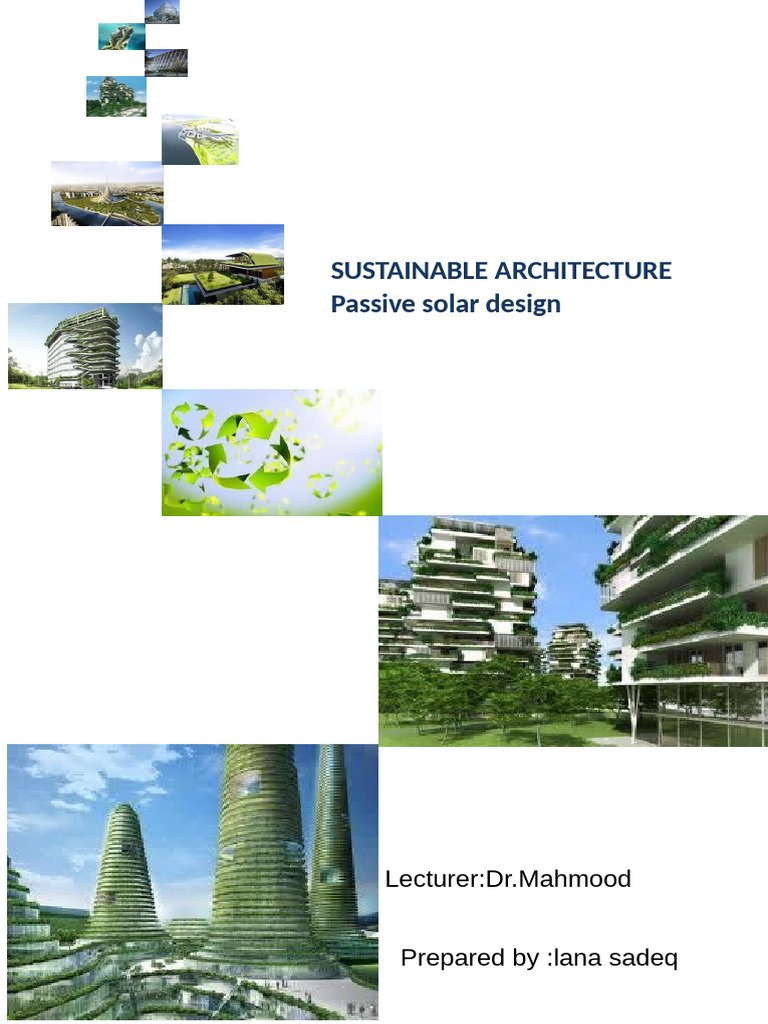Solar Passive Designs in Architectueee | PDF | Green Building | Window