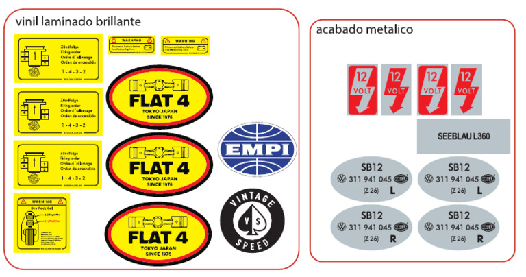 Stickers VW 72 | PDF
