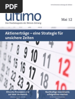 ultimo - Aktienerträge – eine Strategie für unsichere Zeiten