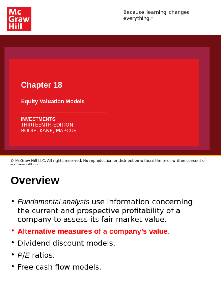 Equity Valuation Models Explained | PDF | Valuation (Finance) | Investing