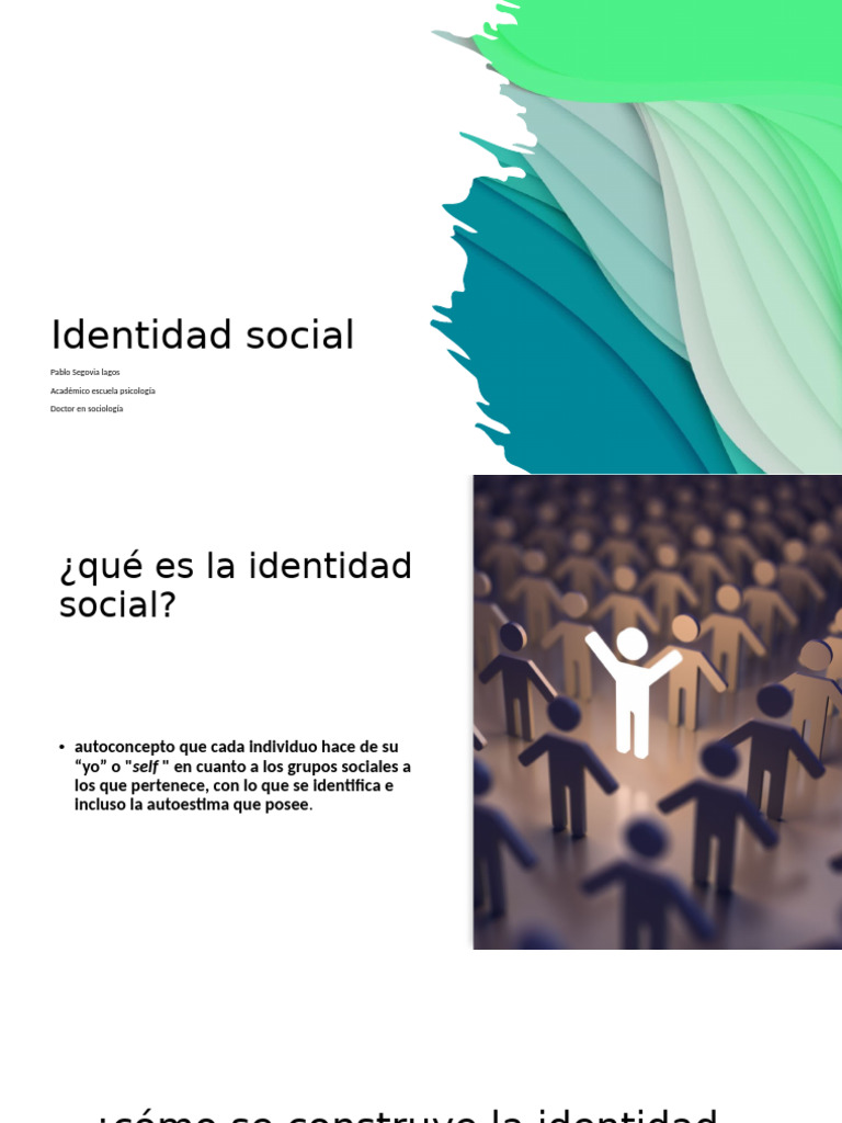 Construcción de la Identidad Social | PDF