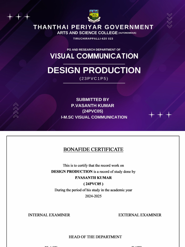 Vasanth Project | PDF
