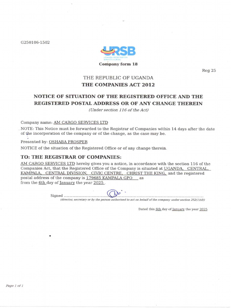 Am Form 1820250110 - 12111418 | PDF