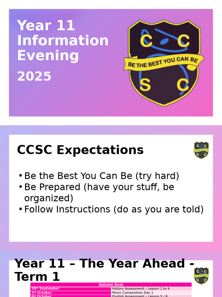 Year 11 Academic Calendar 2025 | PDF | Qualifications | Student ...