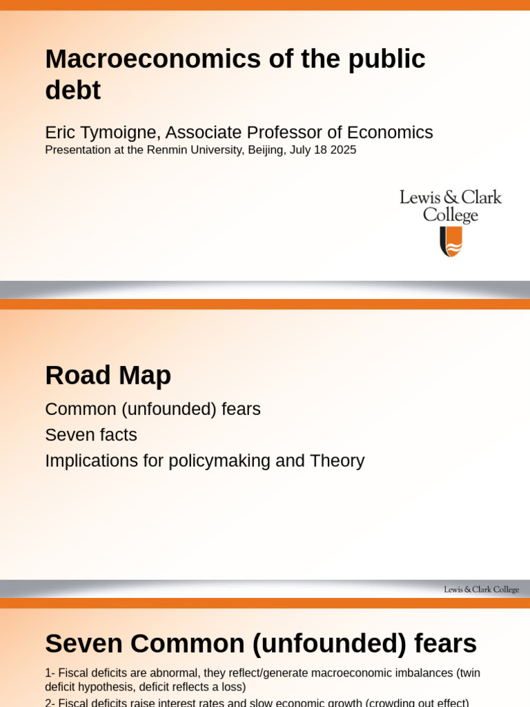 Macroeconomics of Public Debt Explained | PDF | Government Budget ...