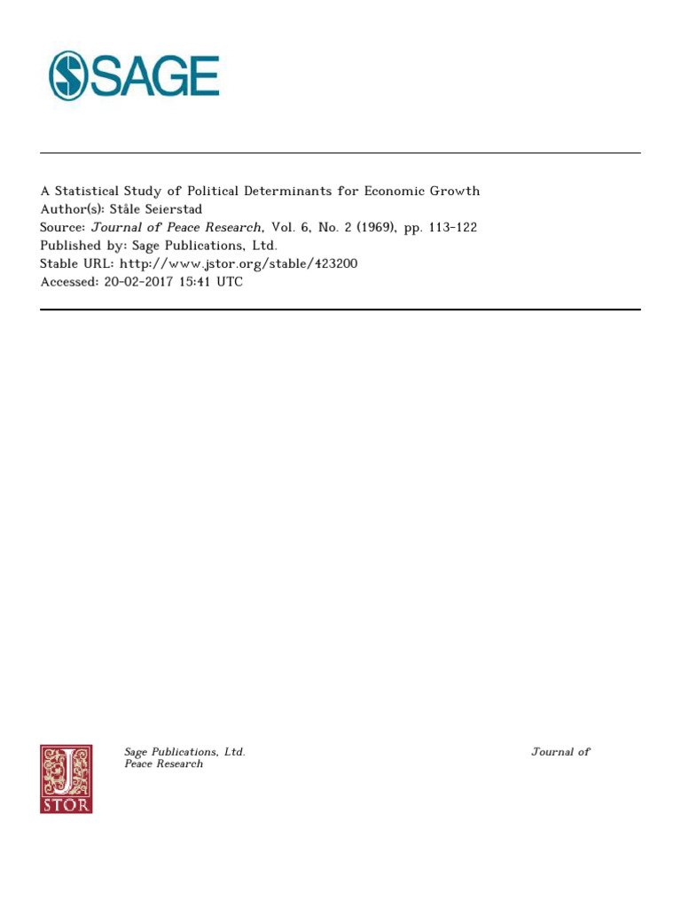 Political Factors in Economic Growth Analysis | PDF | Gross Domestic ...