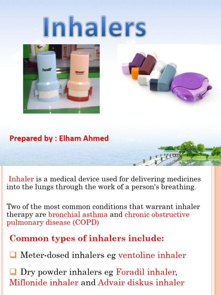 Inhaler Types and Usage Guide | PDF