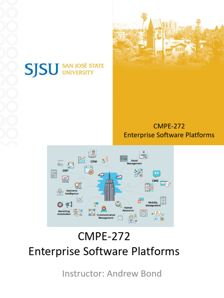 Enterprise Software Platforms Course Overview | PDF | Computing ...
