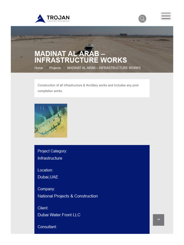 Madinat Al Arab Infrastructure Project | PDF