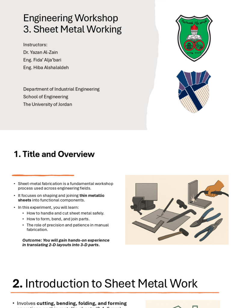 Sheet Metal Working | PDF | Sheet Metal | Mechanical Engineering