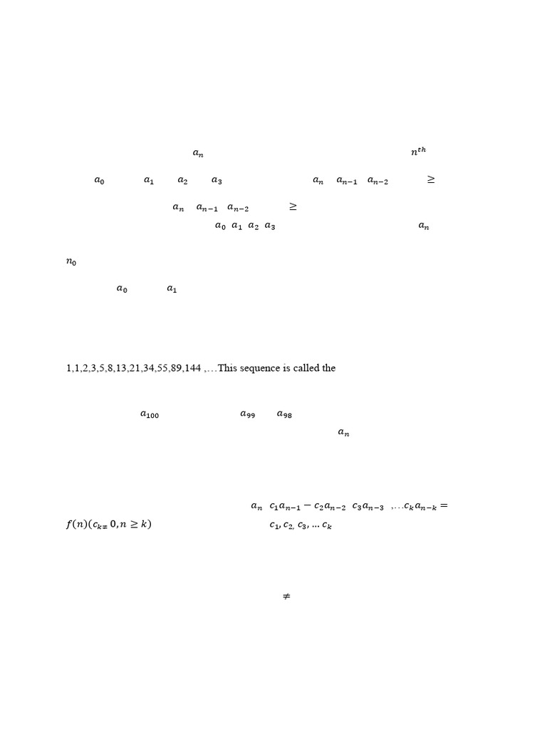 Understanding Recurrence Relations | PDF | Recurrence Relation ...