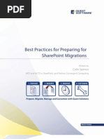 White Paper - Best Practices in SharePoint Migrations - Colin Spence