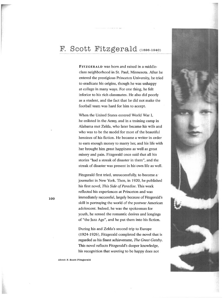 F. Scott Fitzgerald | PDF
