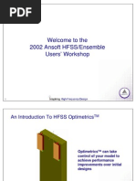 Download An Introduction to HFSS Optimetrics by dhruvaaaaa SN95985981 doc pdf