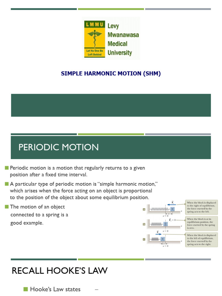 Understanding Simple Harmonic Motion | PDF | Pendulum | Damping