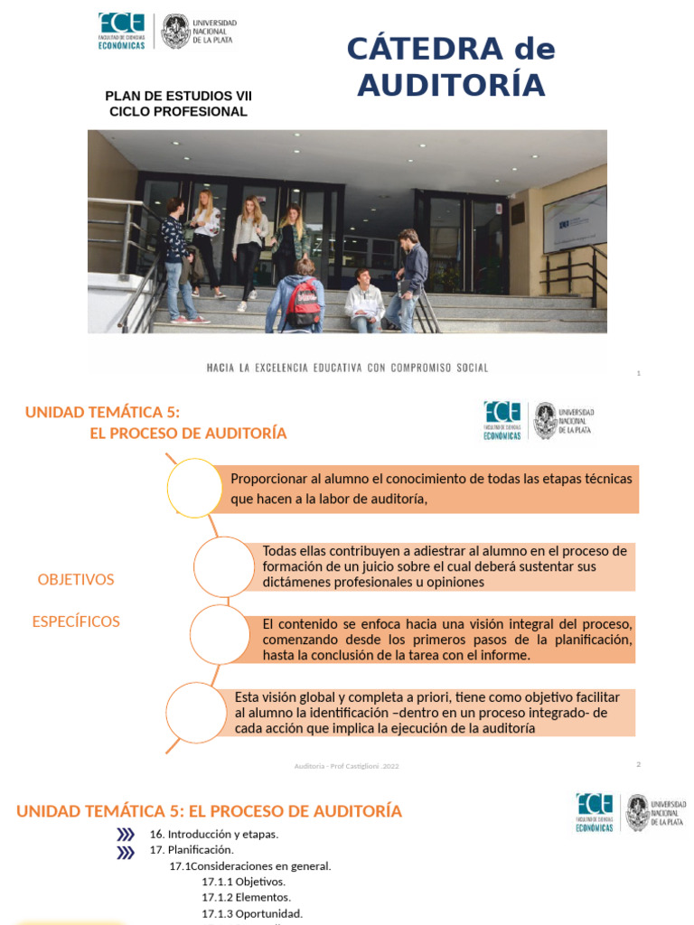 Proceso Integral de Auditoría 2022 | PDF | Auditoría | Planificación