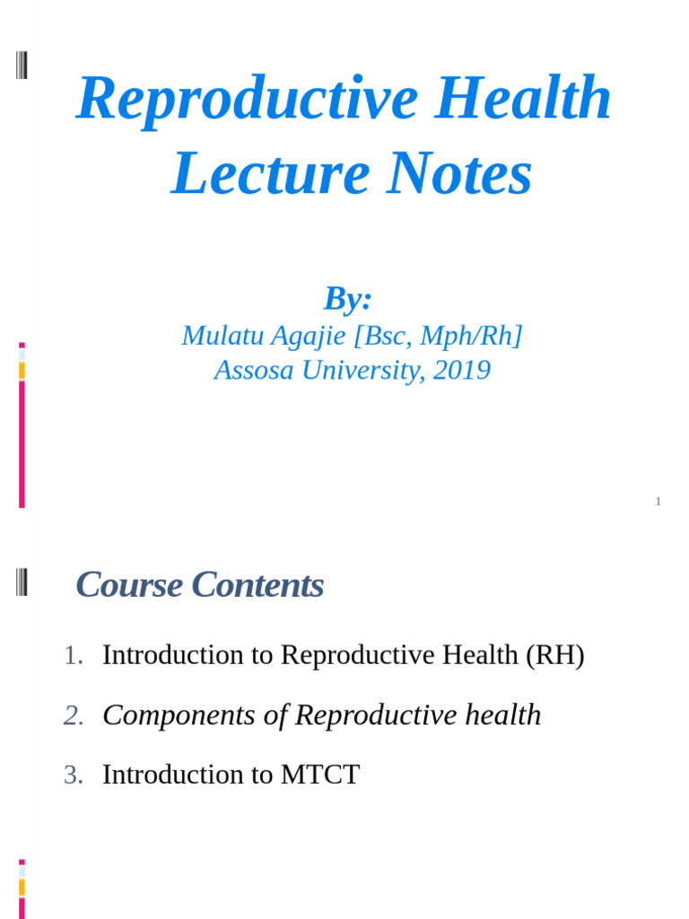 Reproductive Health Overview and Rights | PDF | Reproductive Rights | Woman