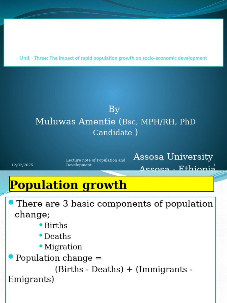 Impact of Population Growth on Development | PDF | Agriculture ...
