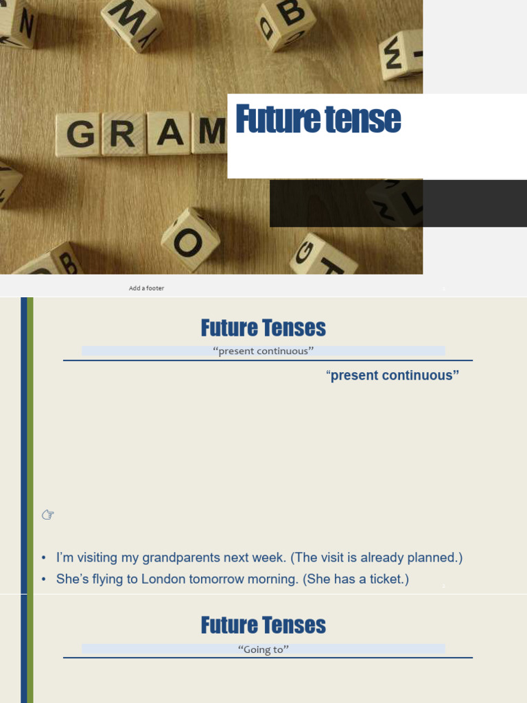 Understanding Future Tenses in English | PDF