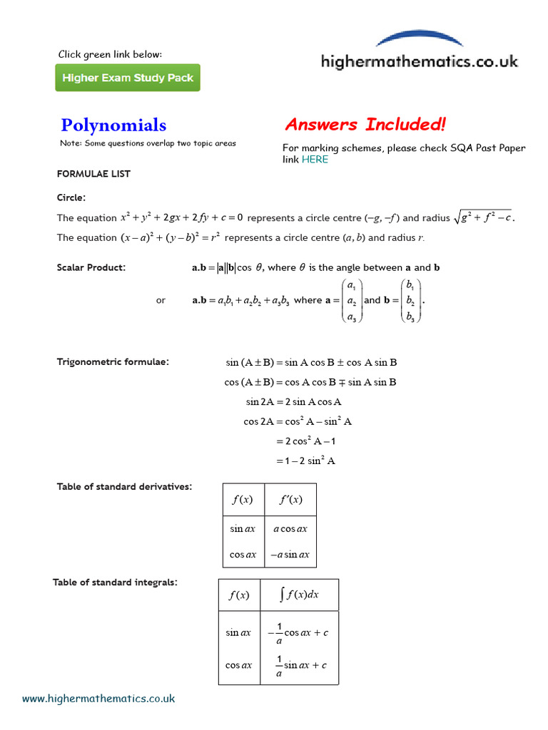 HTTPSWWW - Highermathematics.co - Ukwp Contentuploads2023072023 ...