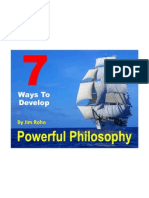 7 Ways To Develop Philosophy