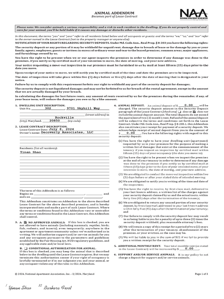 TMP Lease Documents 20240804031408 | PDF | Lease | Mold