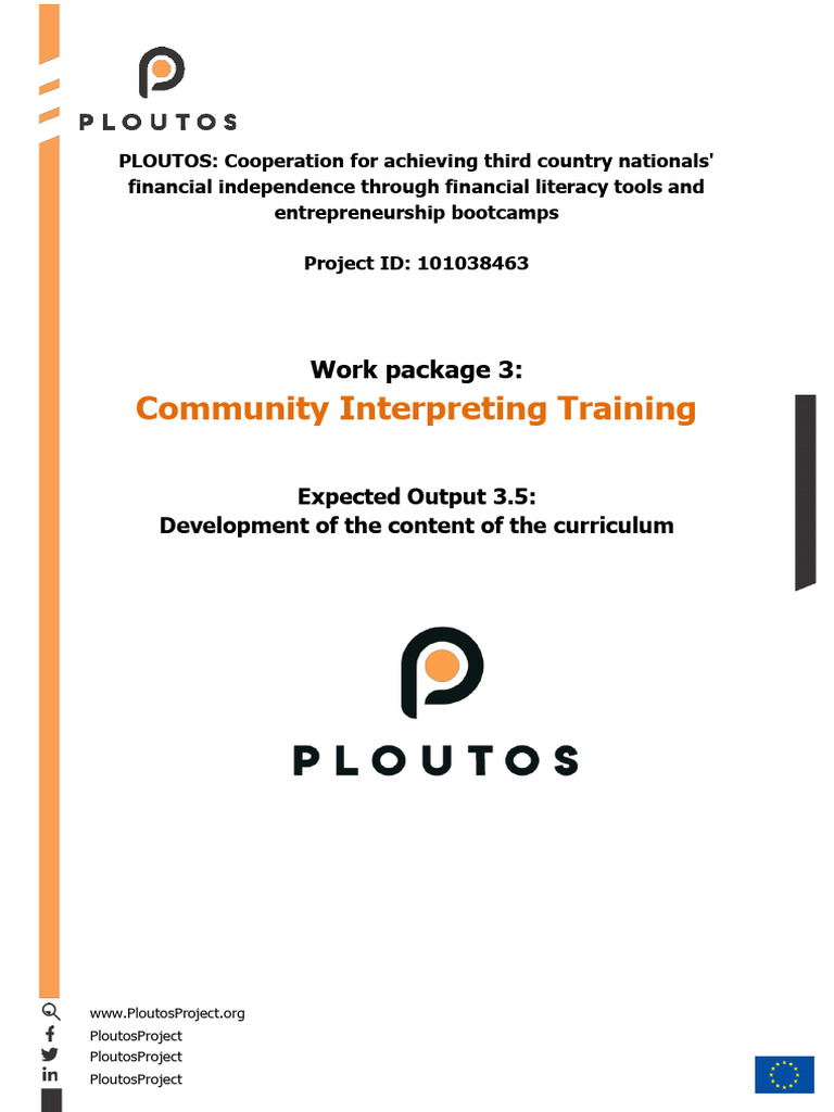 Community Interpreting Training Course | PDF | Language Interpretation ...