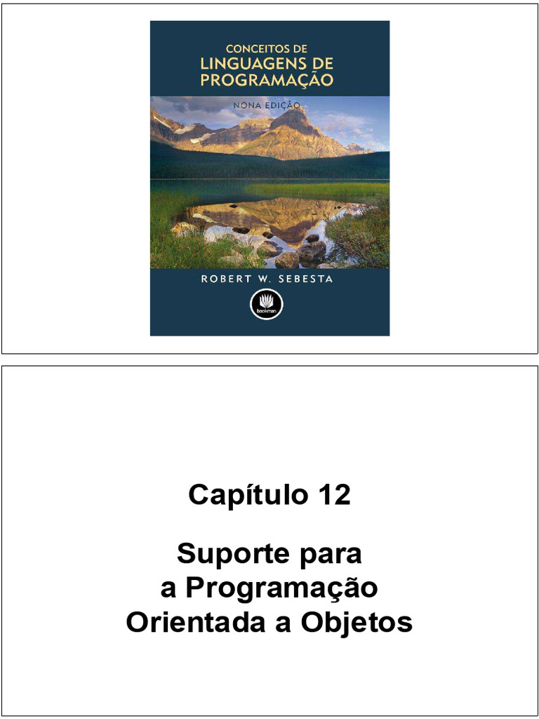 Suporte à Programação Orientada a Objetos | PDF | Classe (programação ...