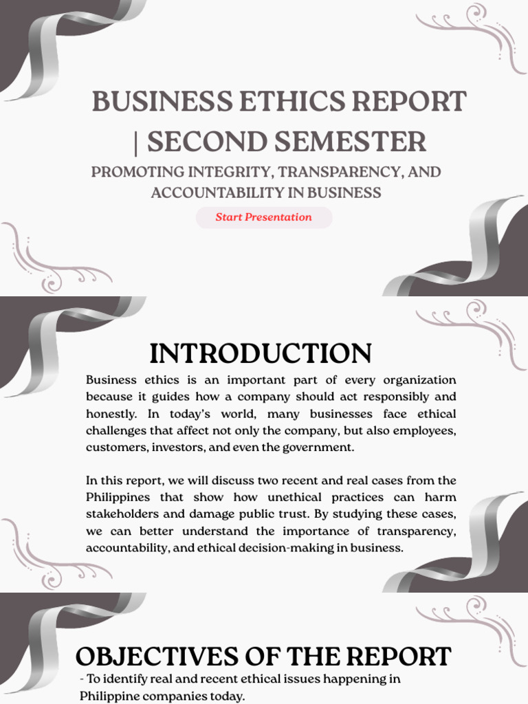 Business Ethics in Philippine Firms | PDF | Business Ethics | Risk