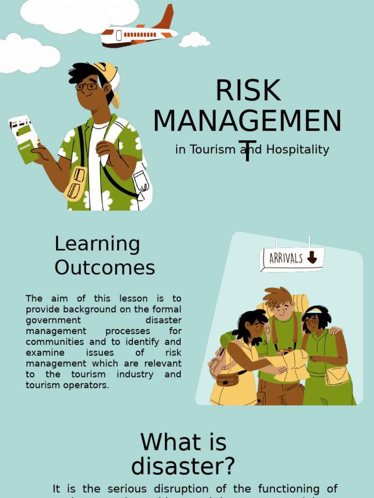 Risk Management in Tourism Disasters | PDF | Tourism | Risk