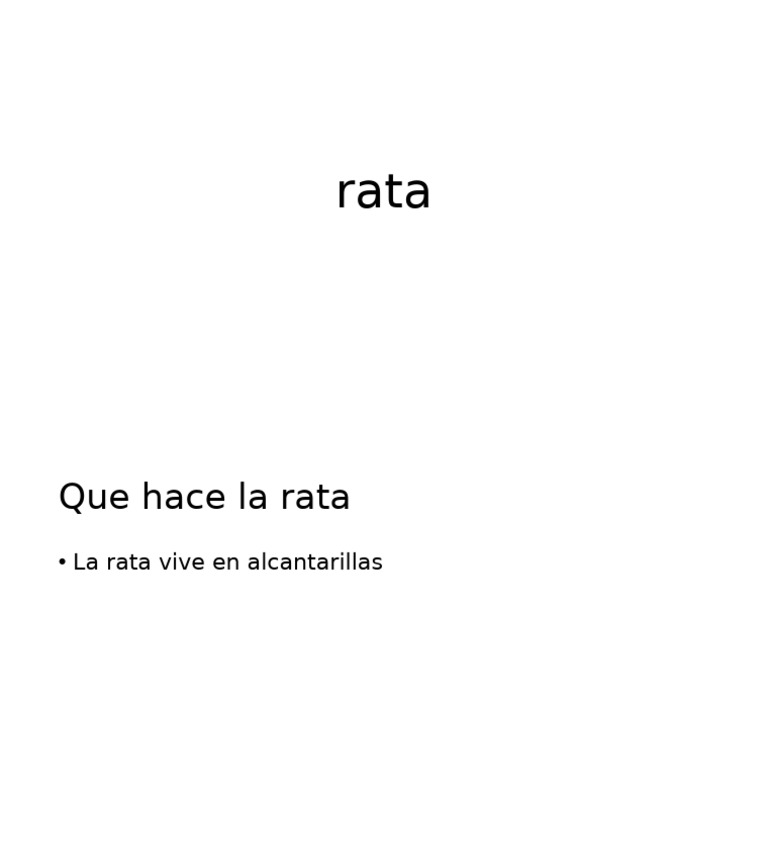 Rata | PDF
