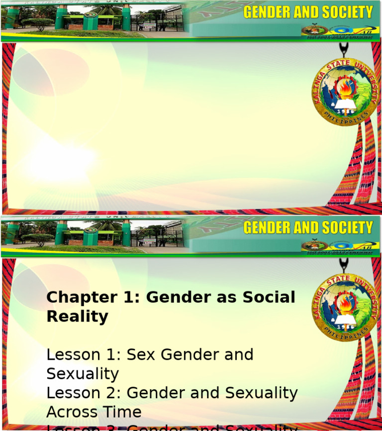 Gender and Society Template | PDF