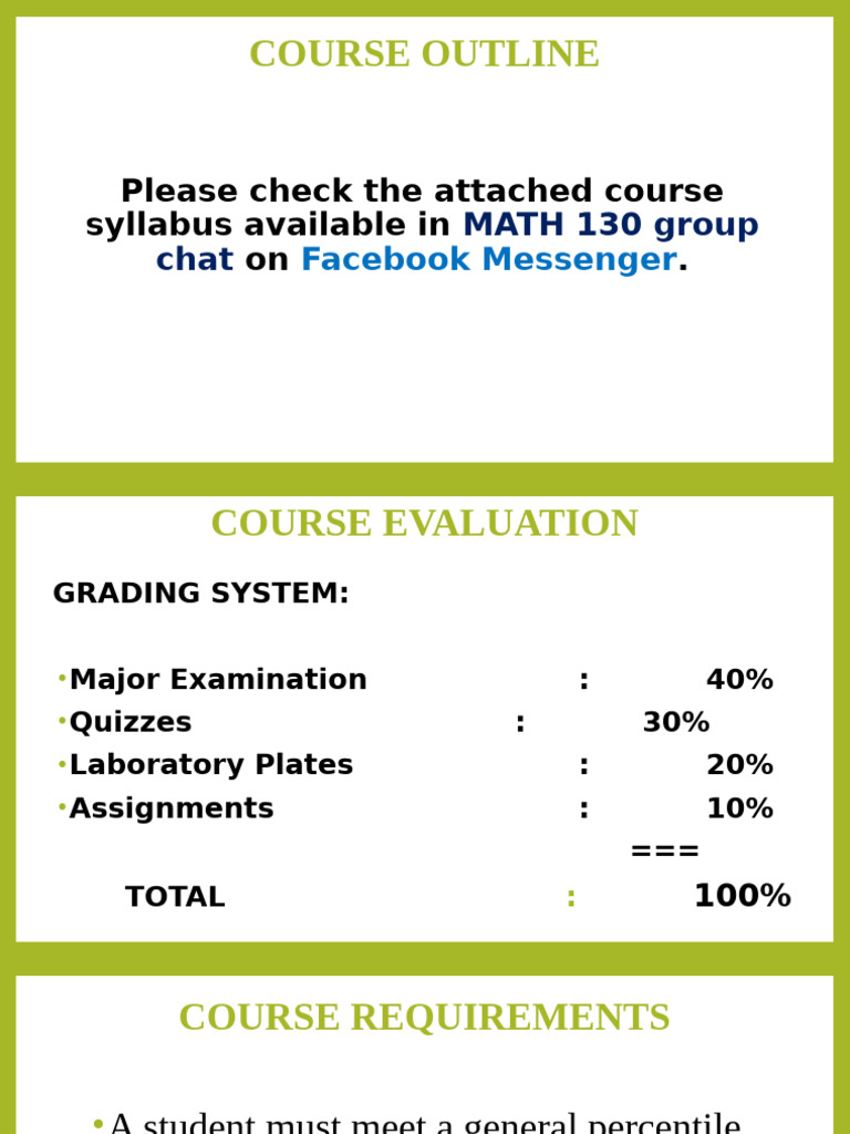 MATH130_Lec_1.0_Orientation - Copy (2) | PDF