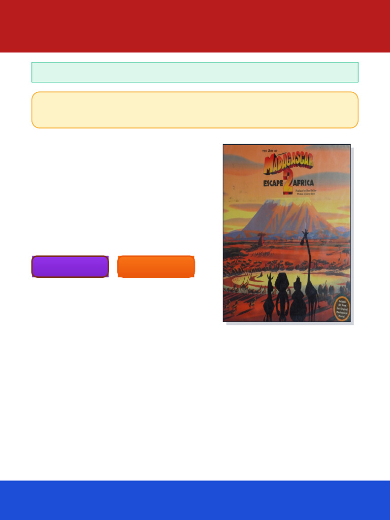 The Art of Madagascar Escape 2 Africa First Edition Jerry Beck ebook on ...