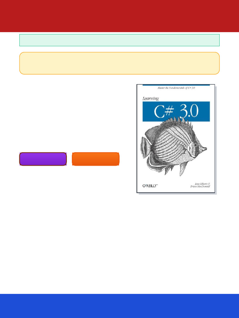 Learning C 3 0 3rd Edition Jesse Liberty ebook full story edition | PDF ...