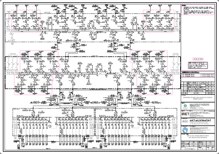 400kV GIS: 400/132/33kV DUQM GRID STATION Key Single Line Diagram | PDF ...