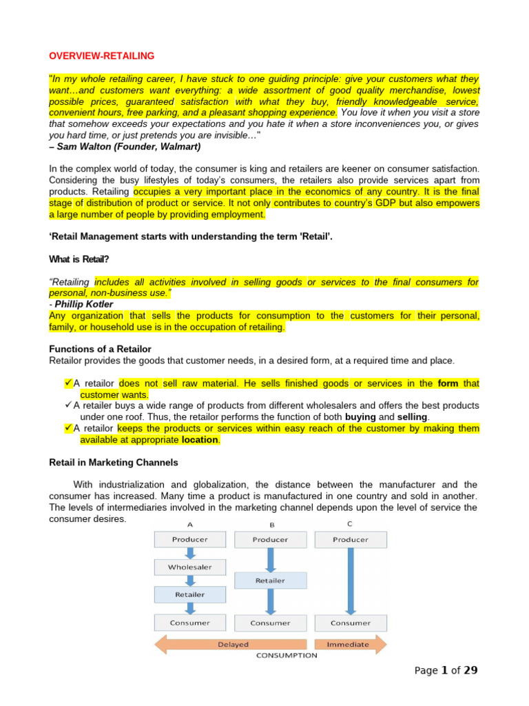 Understanding Retailing Principles | PDF | Retail | Supermarket