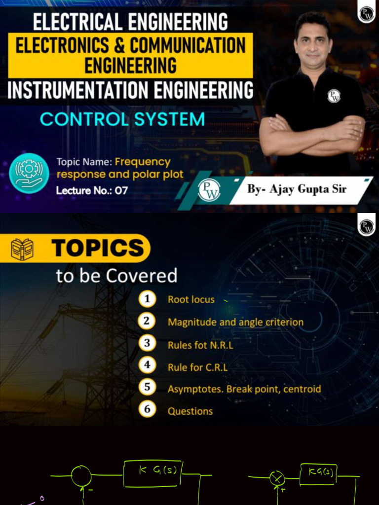 Frequency Response and Polar Plot (Lec 07) Class Notes | PDF