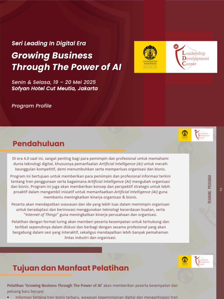 Growing Business Through The Power of AI | PDF