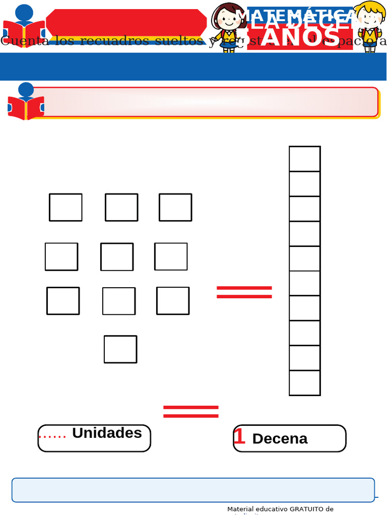 Material Educativo: La Decena para 5 Años | PDF