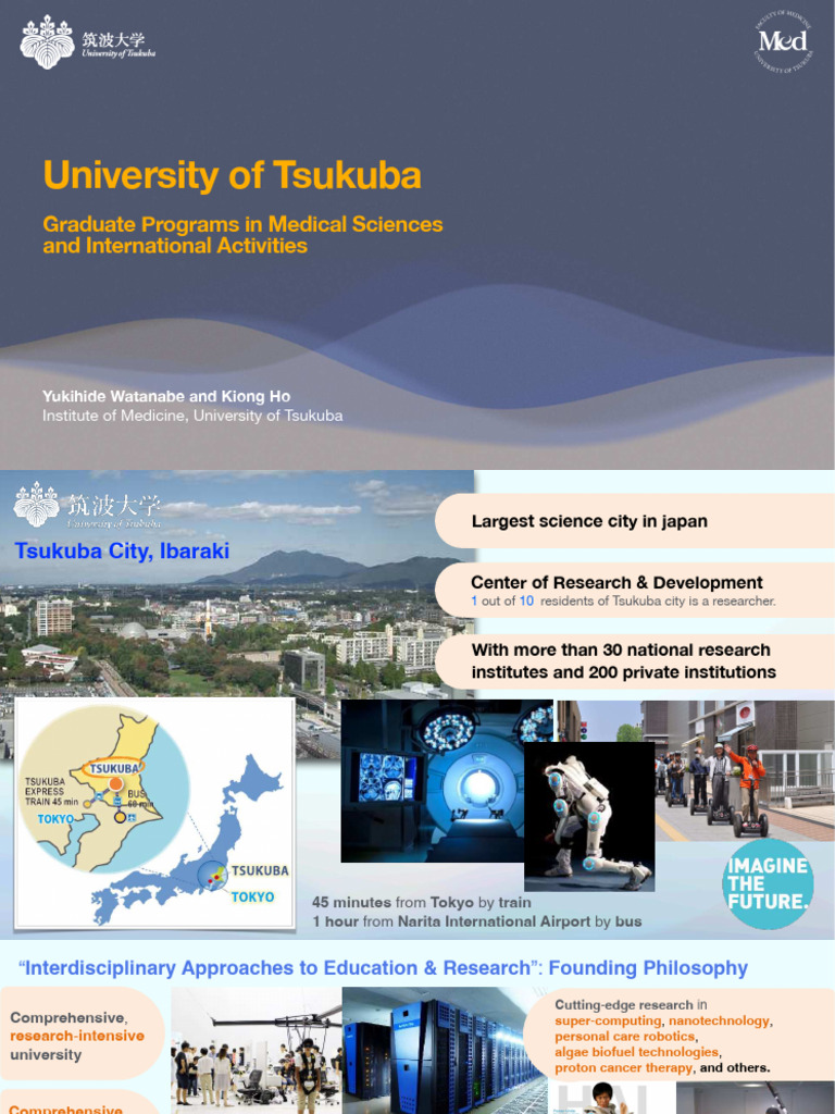 Tsukuba University Research Programs Overview | PDF | Doctor Of ...