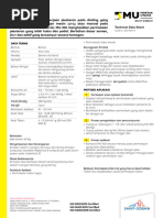Kegunaan dan Daya Sebar MU-400 GranitFix | PDF