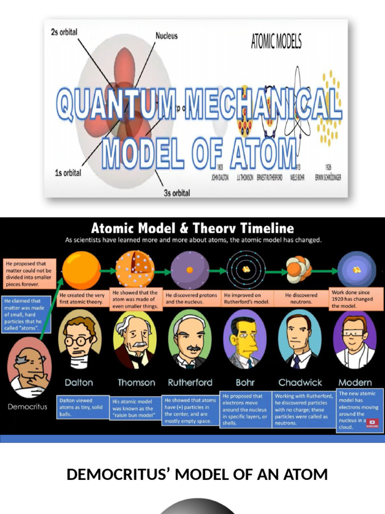 Overview of Atomic Models | PDF