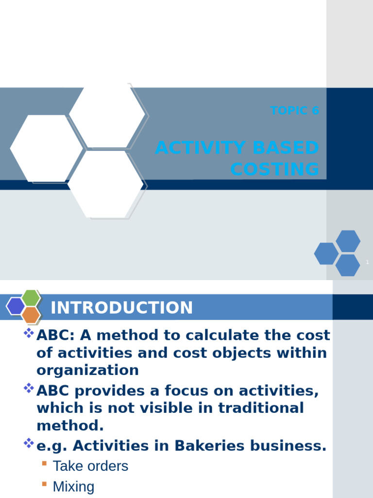 Activity-Based Costing Explained | PDF | Cost | Business Economics