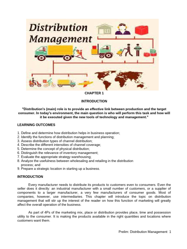 Understanding Distribution Management | PDF | Inventory | Retail