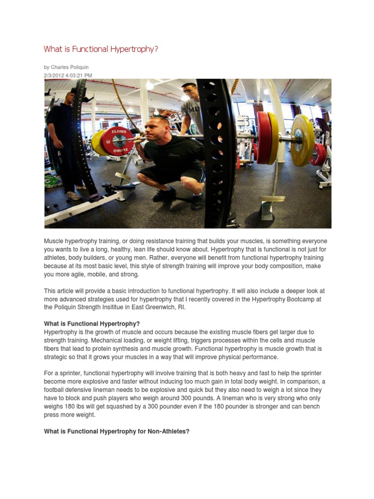 Charles Poliquin Hypertrophy Programs