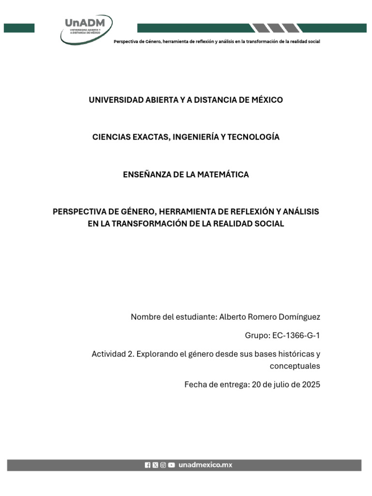 Perspectiva de Género en la Historia Social | PDF | Estudios de género ...