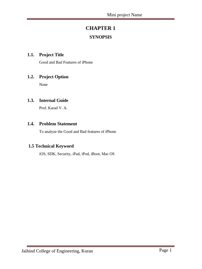 Oopcg Miniproject Sample | PDF | Ios | I Phone