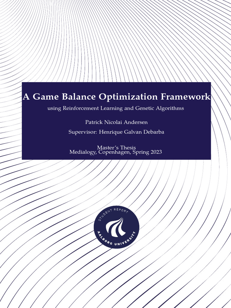 Game Balance Optimization Framework | PDF | Machine Learning ...
